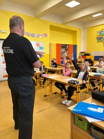 Návštěva policistů MP ve 3. třídě