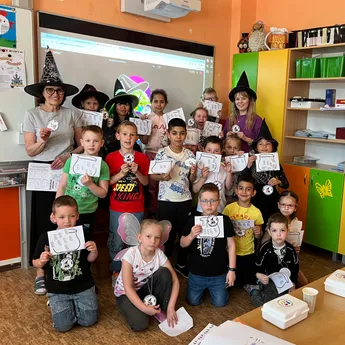 Projektový den: Čarodějnické učení v 1.B