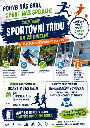 Nová sportovní třída ve školním roce 2026/2027