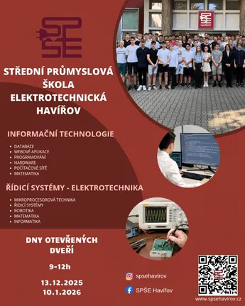 Pro zájemce o studium na SPŠE HAVÍŘOV
