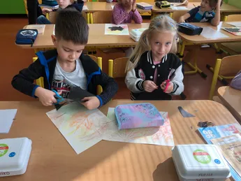 Podzimní tvoření v 1. A a 1. B