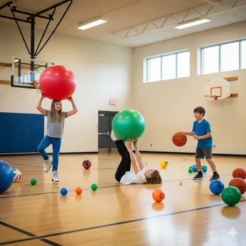Pohybové pondělky v tělocvičně 